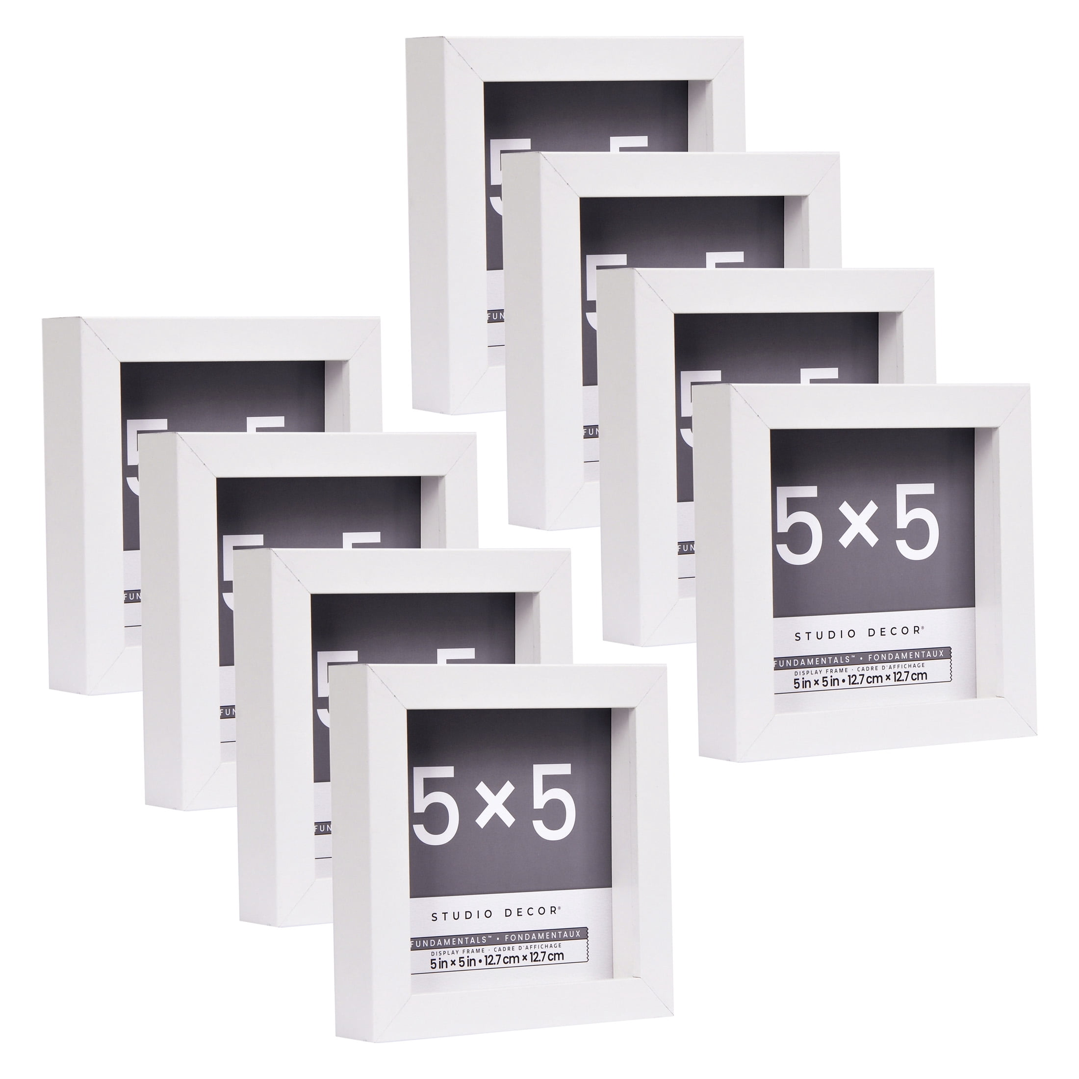 5" x 5" White Display Frame - Fundamentals by Studio Decor - Shadow Box