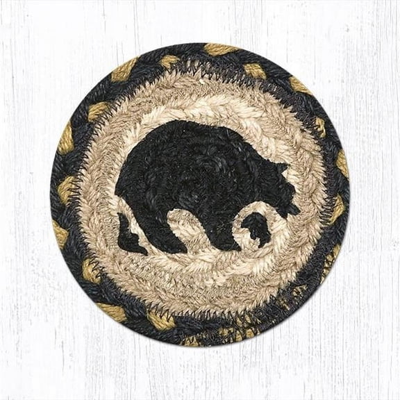 5 x 5 in. Bear Printed Round Coaster