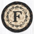 thumbnail image 1 of 5 x 5 in. IC-313 F Monogram Printed Coaster, 1 of 1