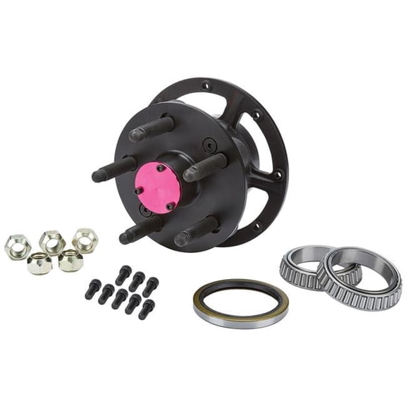 5 x 5 in. Rear Hub Kit, Steel - 2.5 in.