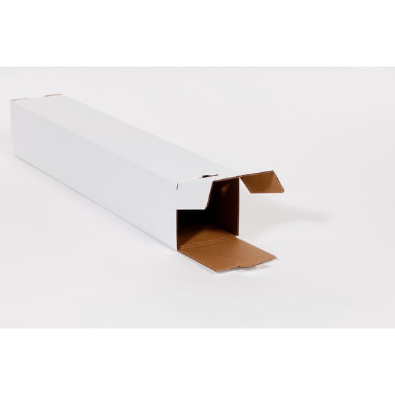 5 x 5 x 43" Square Tube ECT-32 White 25 Pack