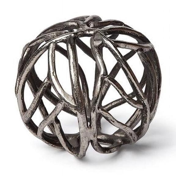 5 x 5 x 5 in. Petite Silver Metal Tree Branch Sculpture