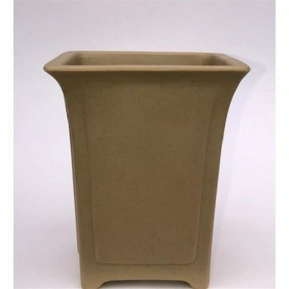 5 x 5 x 6 in. Square Cascade Training Pot, Tan