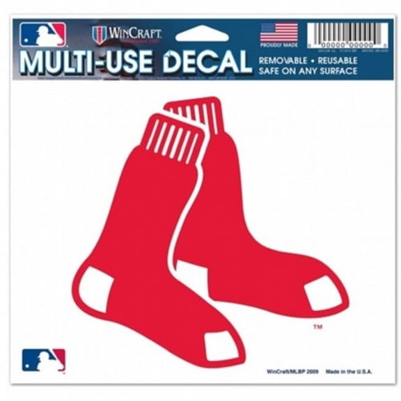 5 x 6 in. Boston Red Sox Color Ultra Decal