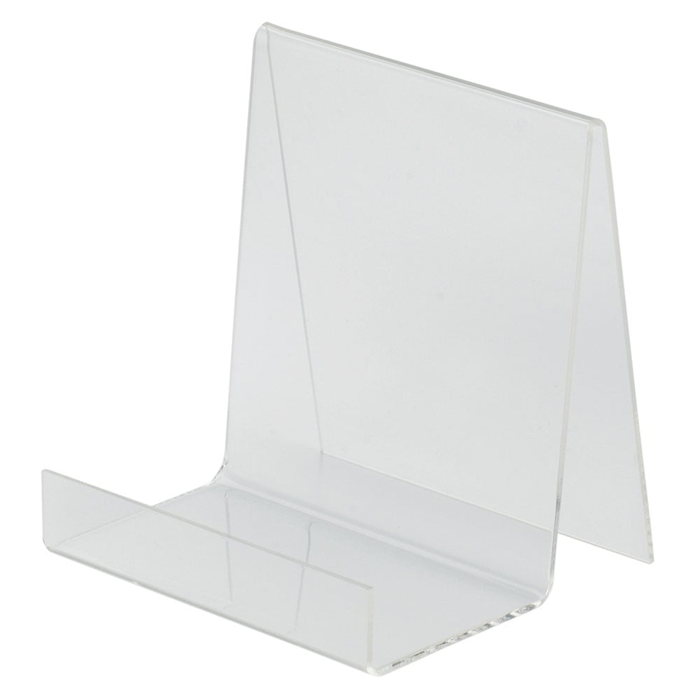 5 ½ x 6 inch Clear Acrylic Easel - 5 1/2"W x 6"H with 3" opening - Pack of 3
