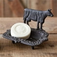 thumbnail image 1 of 5 x 6 x 5 in. Cast Iron Cow Soap Dish, 1 of 1