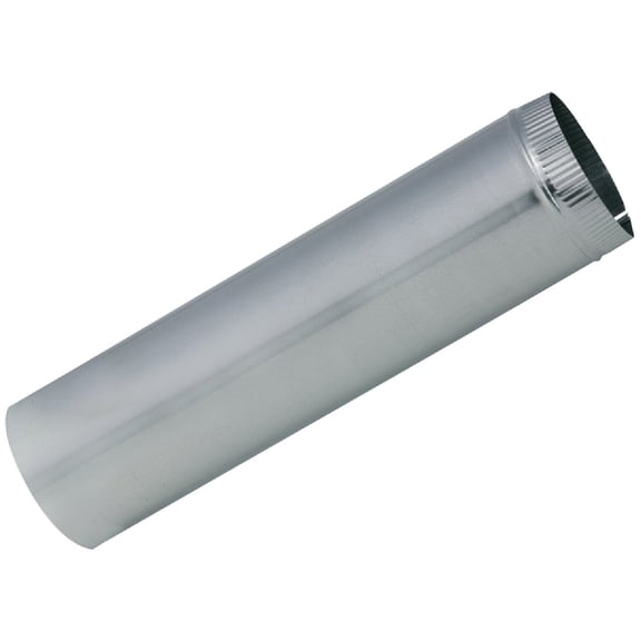 5" x 60" 30 Gauge Galvanized Duct Pipe