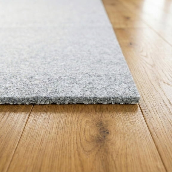 5' x 7'10" Oval Felt Rug Pad Non-Skid 1/4 Inch Thick Everyday Cushion Comfort Floor Protection for Hardwood, Tile, and Carpet