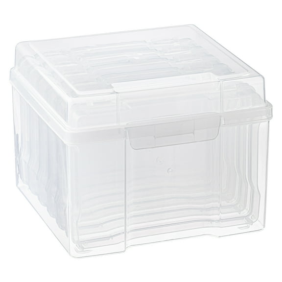 5" x 7" Clear 6-Case Photo Storage Keeper by Simply Tidy