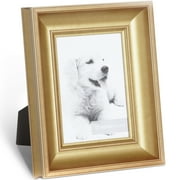 5" x 7" Gilded Gold 2" Eleganza Picture Frame