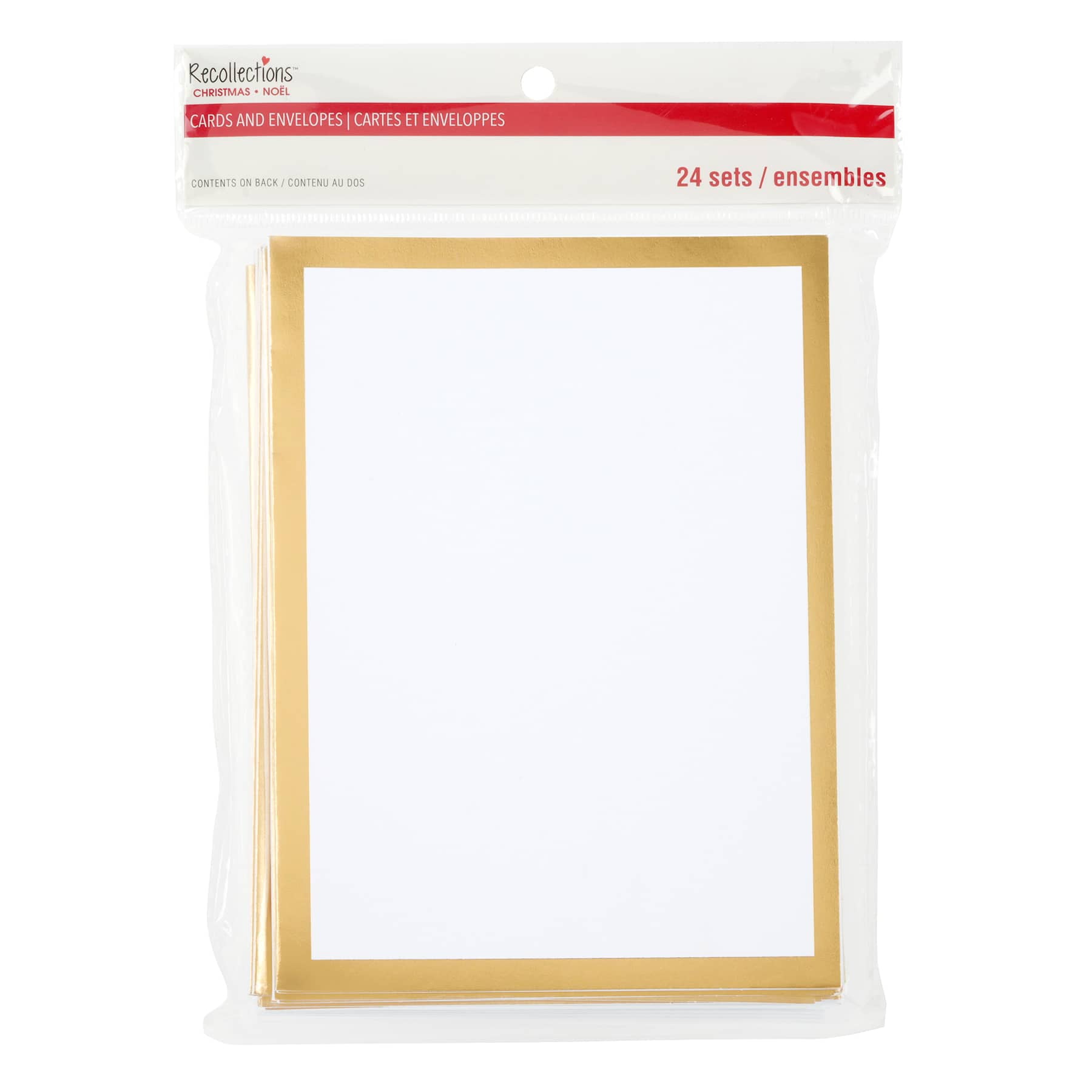 5" x 7" Gold Border Cards & Envelopes by Recollections™, 24ct