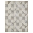 thumbnail image 1 of 5â€™ x 7â€™ Gray Triangle Indoor Outdoor Area Rug, 1 of 4