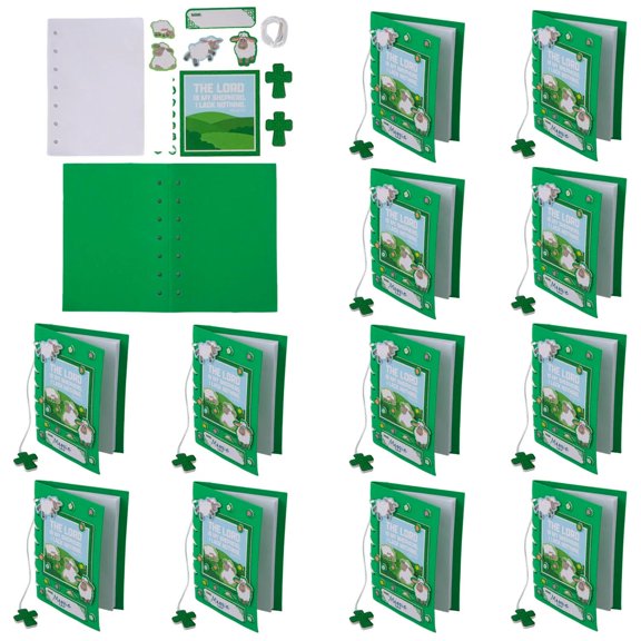 5" x 7" Ireland VBS The Lord Is My Shepherd Prayer Journal Craft Kit - Makes 12