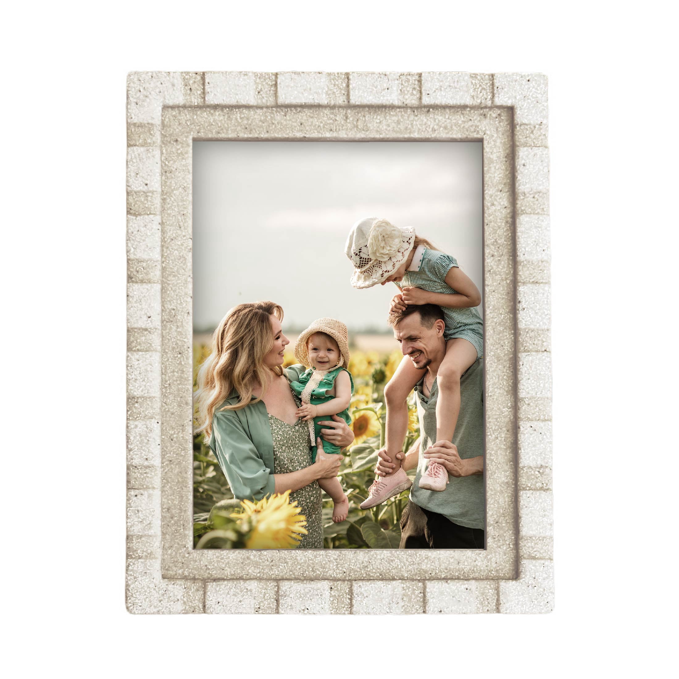 OneDesign Home 5x7 Layered Artisan Sandstone Picture Frame