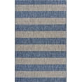 thumbnail image 1 of 5â€™ x 7â€™ Navy Stripes Indoor Outdoor Area Rug, 1 of 9