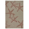thumbnail image 1 of 5â€™ x 7â€™ Red Starfish Indoor Outdoor Area Rug, 1 of 9