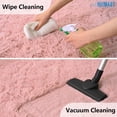 thumbnail image 1 of 5 x 7 Shag Area Rug for Living Room Bedroom, Tie-Dyed High Pile Soft Plush Shaggy Furry Cream Bedside Playroom Dorm Carpet, Non-Slip, Non-Shedding Modern Indoor Floor Rug, 1 of 7