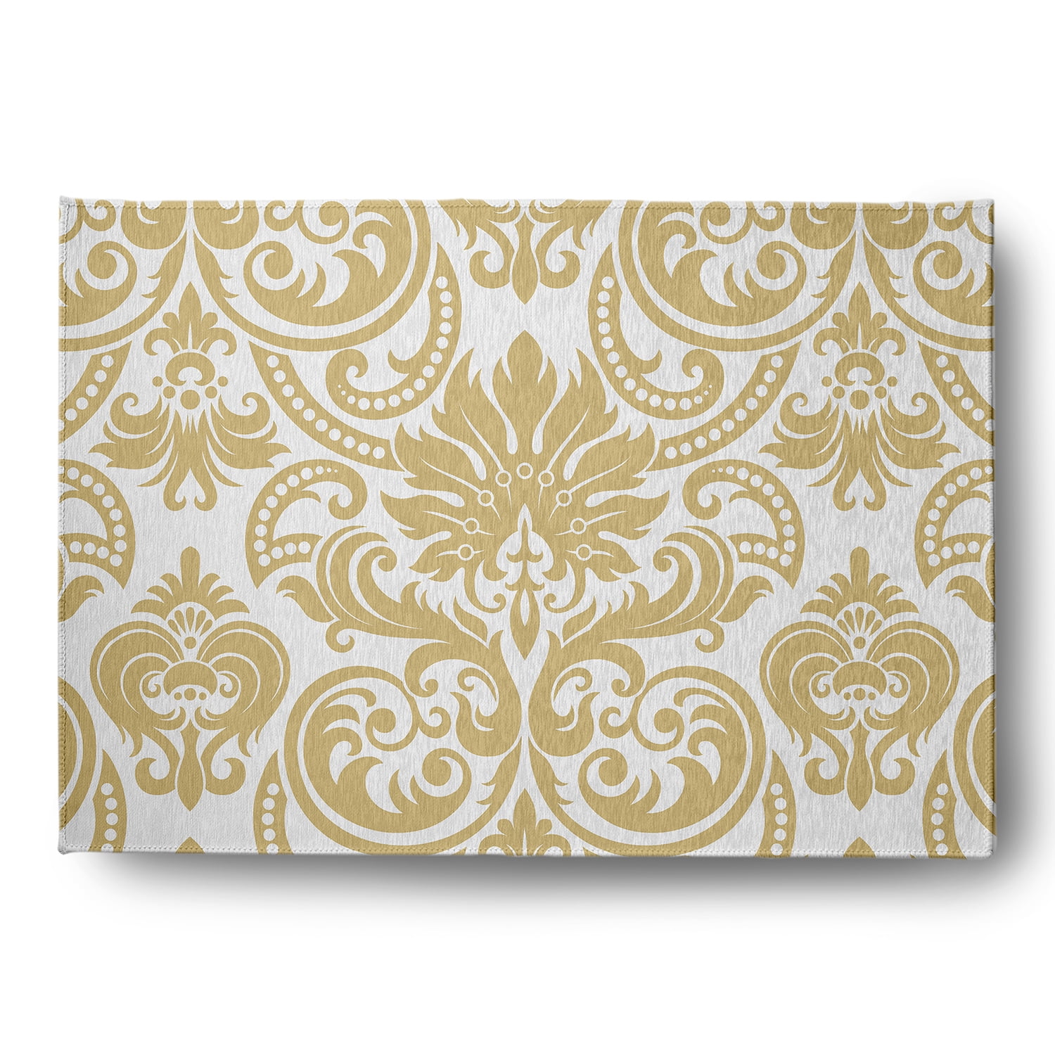 5' x 7' Simply Daisy Alexys French Country Chenille Area Rug, Gold