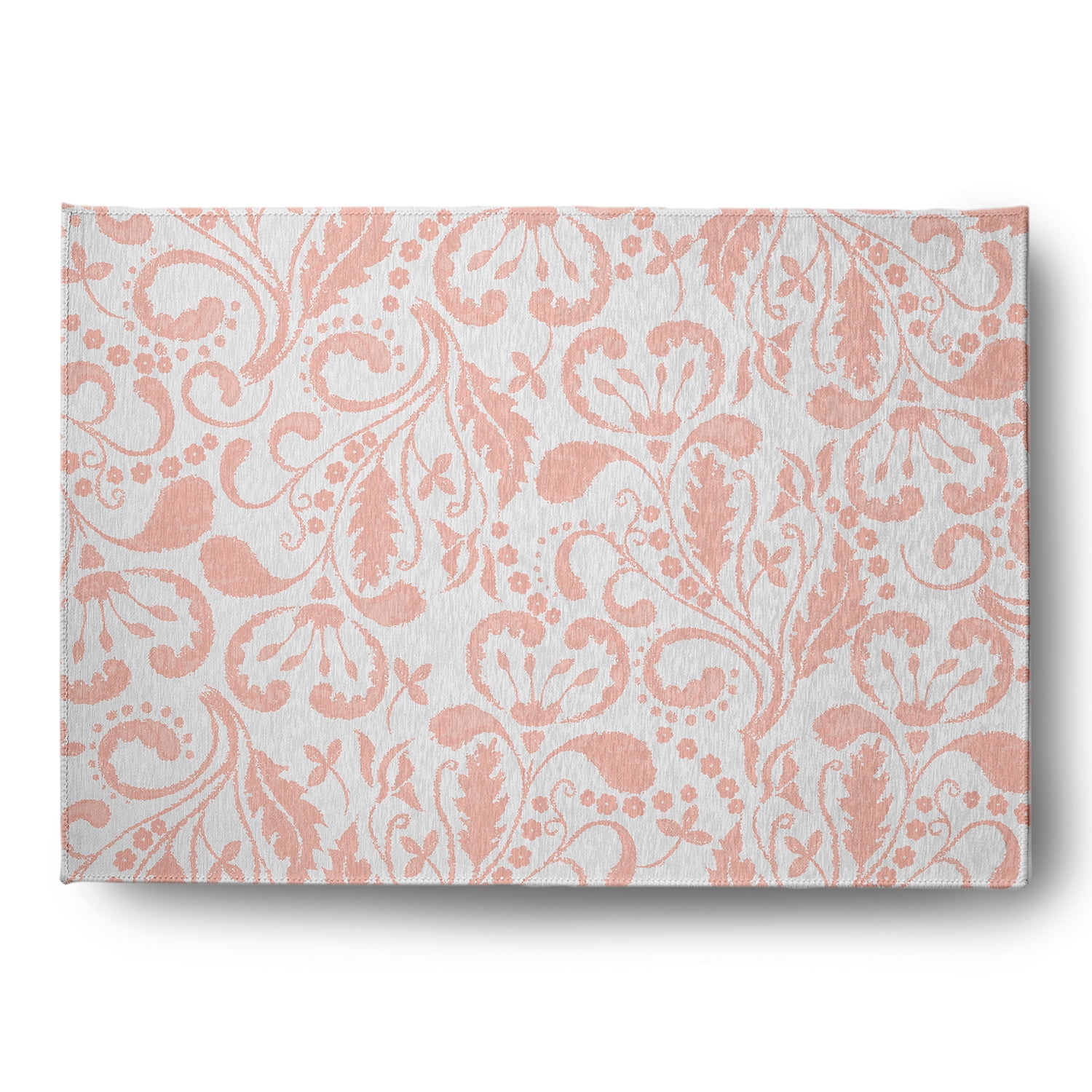 5' x 7' Simply Daisy Aurora French Country Chenille Area Rug, Blush