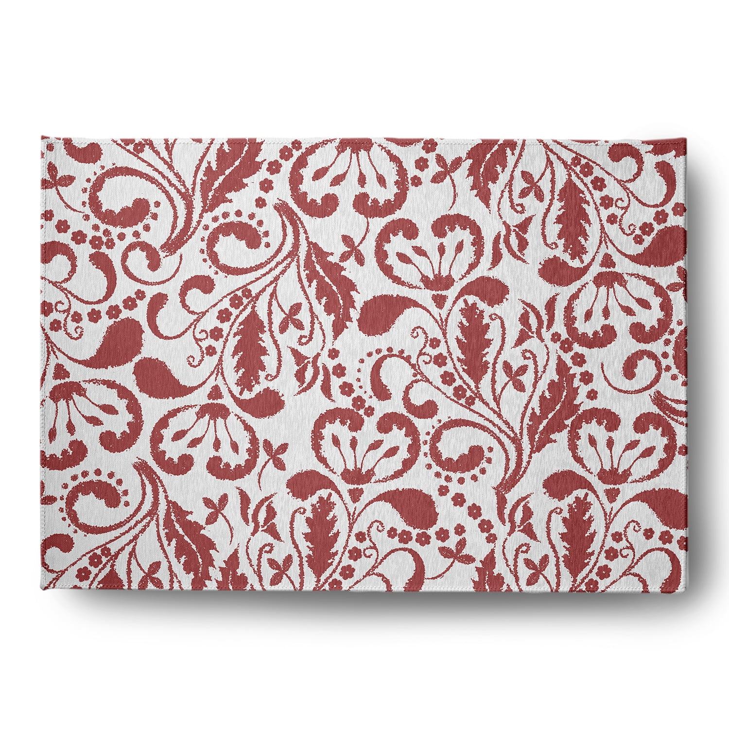 5' x 7' Simply Daisy Aurora French Country Chenille Area Rug, Coral