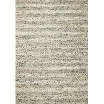 5' x 7'  Wool Grey Area Rug