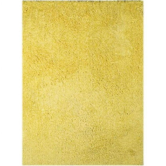 5 x 7 ft. 6 in. Illustrations Shag Design Shag Rug, Yellow