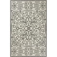 thumbnail image 1 of 5 x 7 ft. 6 in. UV-Treated Polypropylene Ivory & Grey Area Rug, 1 of 1