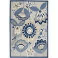 thumbnail image 1 of 5 x 7 ft. Blue & Gray Indoor & Outdoor Area Rug, 1 of 1