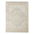 thumbnail image 1 of 5 x 7 ft. Blue & Gray Medallion Power Loom Rectangle Area Rug, 1 of 1