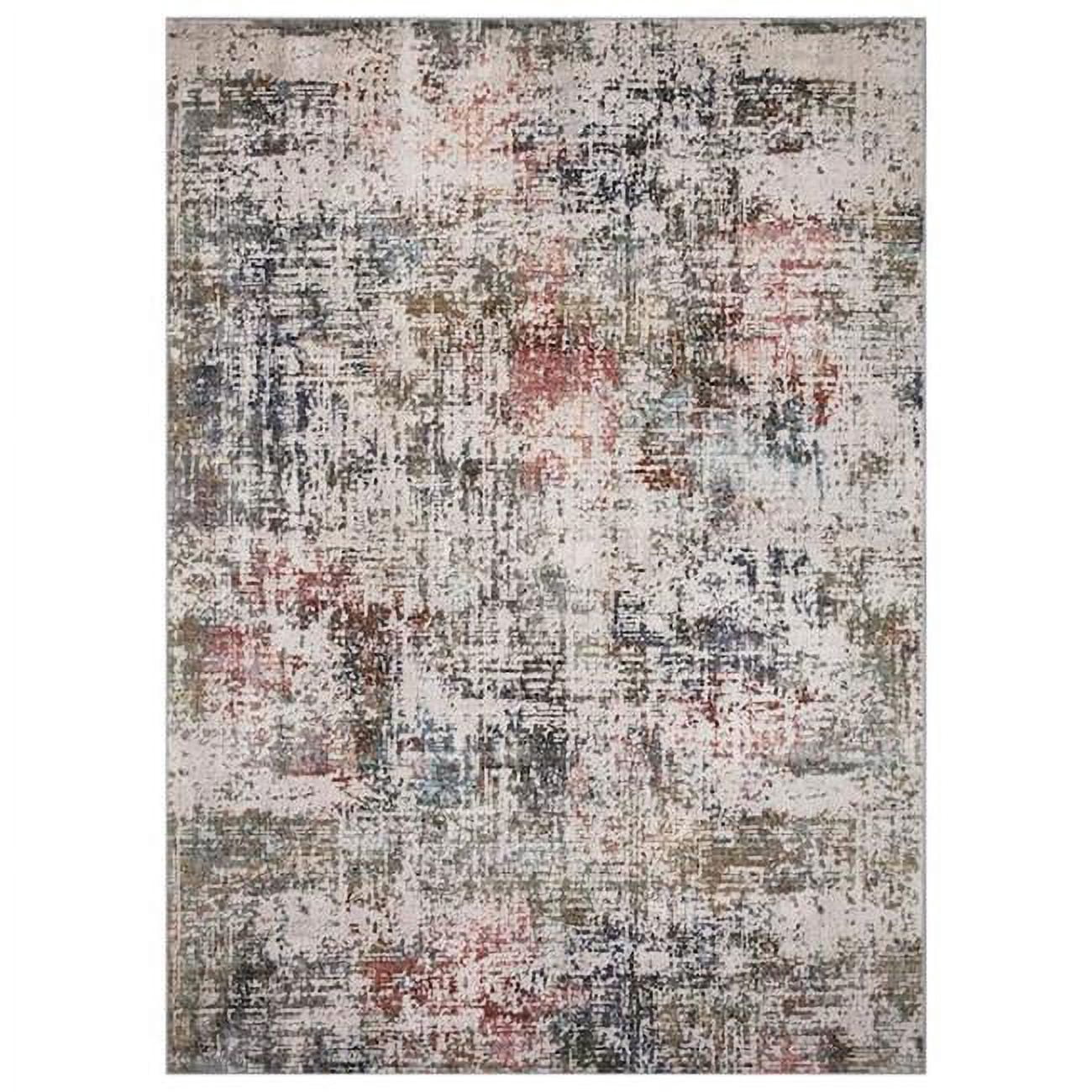 Rectangle Multicolor Line Rug 5 x 7 ft. Charlotte Rectangle Area Rug - Multi Color - Walmart.com