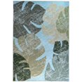 thumbnail image 1 of 5 x 7 ft. Faded Tropical Leaves Indoor Area Rug, 1 of 1