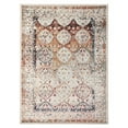 thumbnail image 1 of 5 x 7 ft. Floral Medallion Power Loom Rectangle Area Rug, Beige, 1 of 1