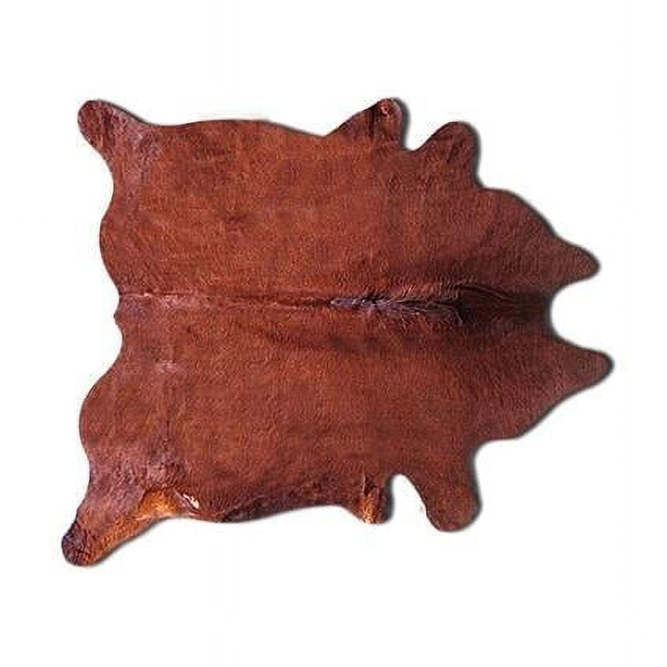 Handmade Brown Cowhide Rectangular 5' x 7' Area Rug