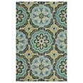 thumbnail image 1 of 5 x 7 ft. Green Wool Floral Hand Tufted Rectangle Area Rug, 1 of 1