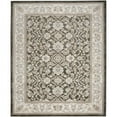 thumbnail image 1 of 5 x 7 ft. Grey Floral Distressed Rectangle Area Rug, 1 of 1