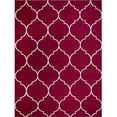 thumbnail image 1 of 5 x 7 ft. Jefferson Morocco Trellis Rectangle Area Rug, Red, 1 of 1