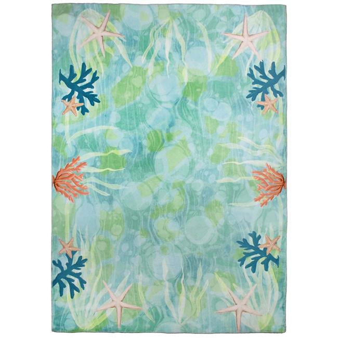 5 x 7 ft. Ocean Bubbles Indoor Area Rug