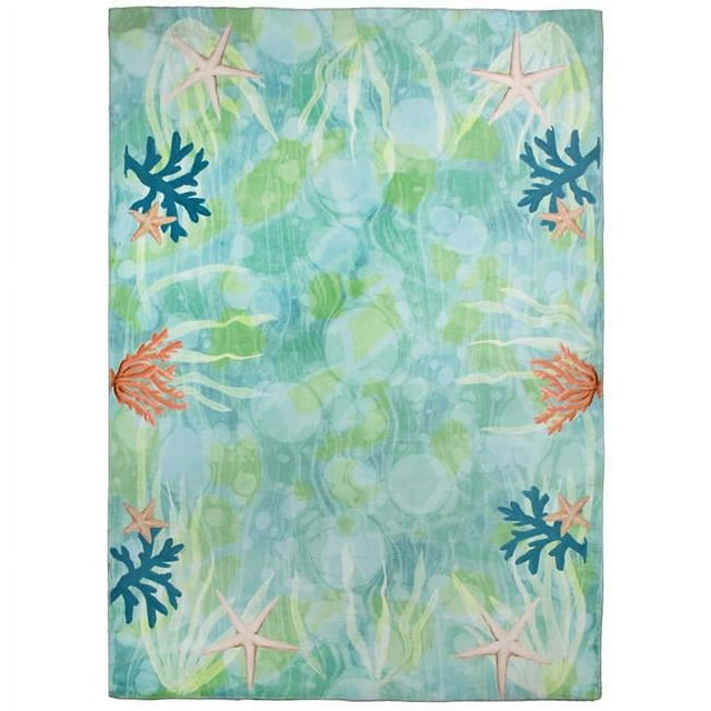 5 x 7 ft. Ocean Bubbles Indoor Area Rug