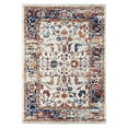 thumbnail image 1 of 5 x 7 ft. Orange Floral Power Loom Rectangle Area Rug, 1 of 1