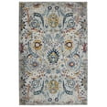 thumbnail image 1 of 5 x 7 ft. Orange & Ivory Floral Power Loom Rectangle Area Rug, 1 of 1