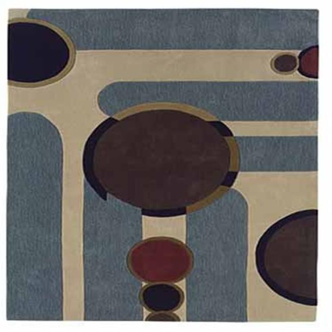 5 x 7 ft. Trio Tufted Indoor Area Rug - Beige & Blue - Walmart.com