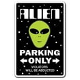 thumbnail image 1 of 5 x 7 in. Alien Decal - Parking Space Aliens UFO Area 51 Science Fiction, 1 of 1