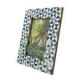 thumbnail image 1 of 5 x 7 in. Artistic Geometric Photo Frame, Blue, 1 of 1