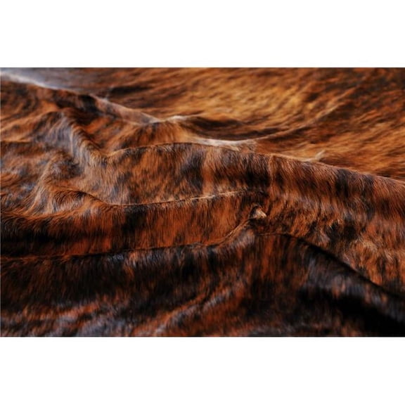 5 x 7 in. Cowhide Rug - Brindle