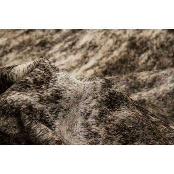 5 x 7 in. Cowhide Rug - Zebu