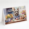 thumbnail image 1 of 5 x 7 in. Decorating Easter Skye Terrier Greeting Cards - Pack of 8, 1 of 1