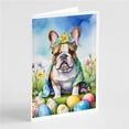 thumbnail image 1 of 5 x 7 in. English Bulldog Easter Egg Hunt Greeting Cards - Pack of 8, 1 of 1
