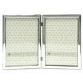 thumbnail image 1 of 5 x 7 in. Hinged Double Picture Frame, Silver, 1 of 1
