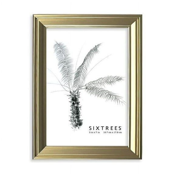 5 x 7 in. Madelyn Gold Picture Frame