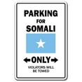 thumbnail image 1 of 5 x 7 in. Parking for Somali Only Decal - Somalia Flag National Pride Love, 1 of 1
